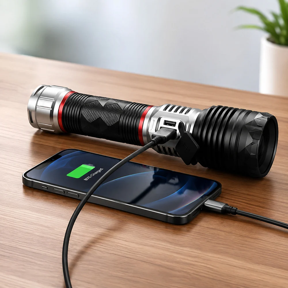 COBA CB-G685 заряджає телефон через USB-вихід — функція павербанка