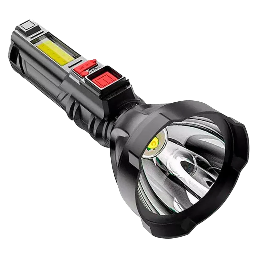Ліхтар S830USB з великим відбивачем, бічною COB-панеллю та червоною кнопкою