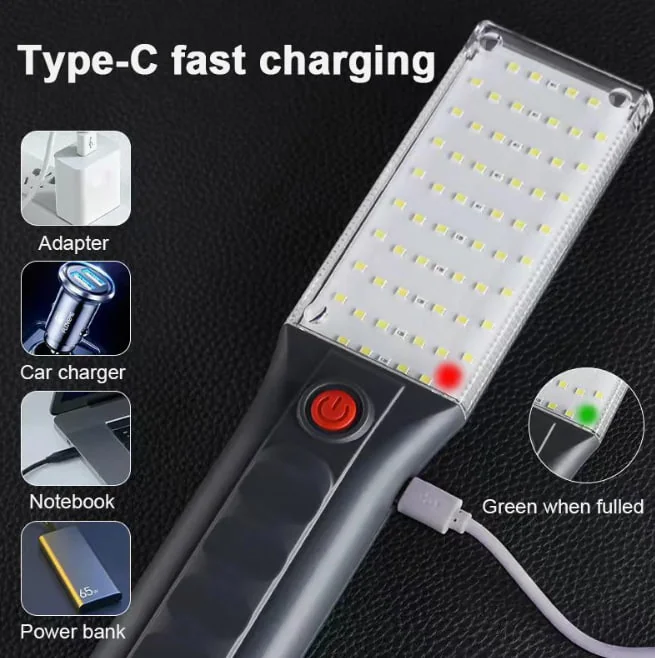 Заряджання ZJ-1258 від USB: червоний індикатор під час заряджання, зелений — коли заряджено